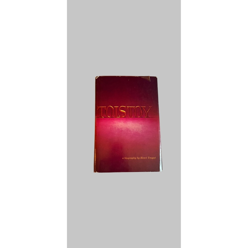 Tolstoy A Biography by Henri Troyat 1967 Hardcover Book Club Edition Doubleday